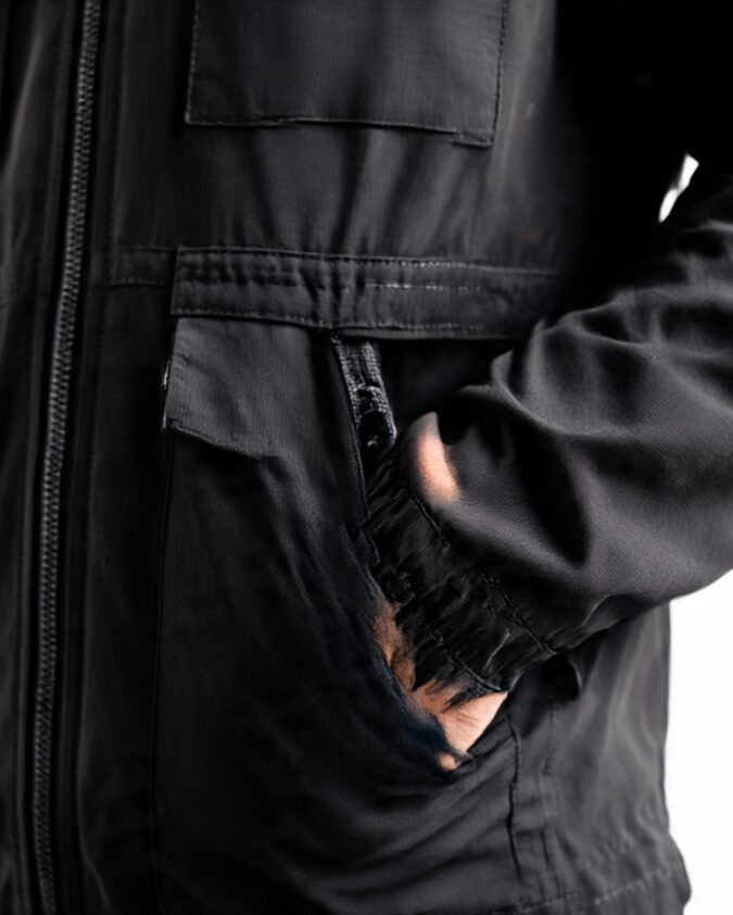 Black Scrub Jacket 3