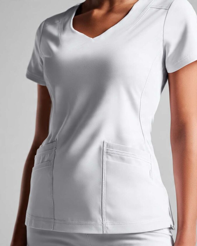 White Scrub Uniform