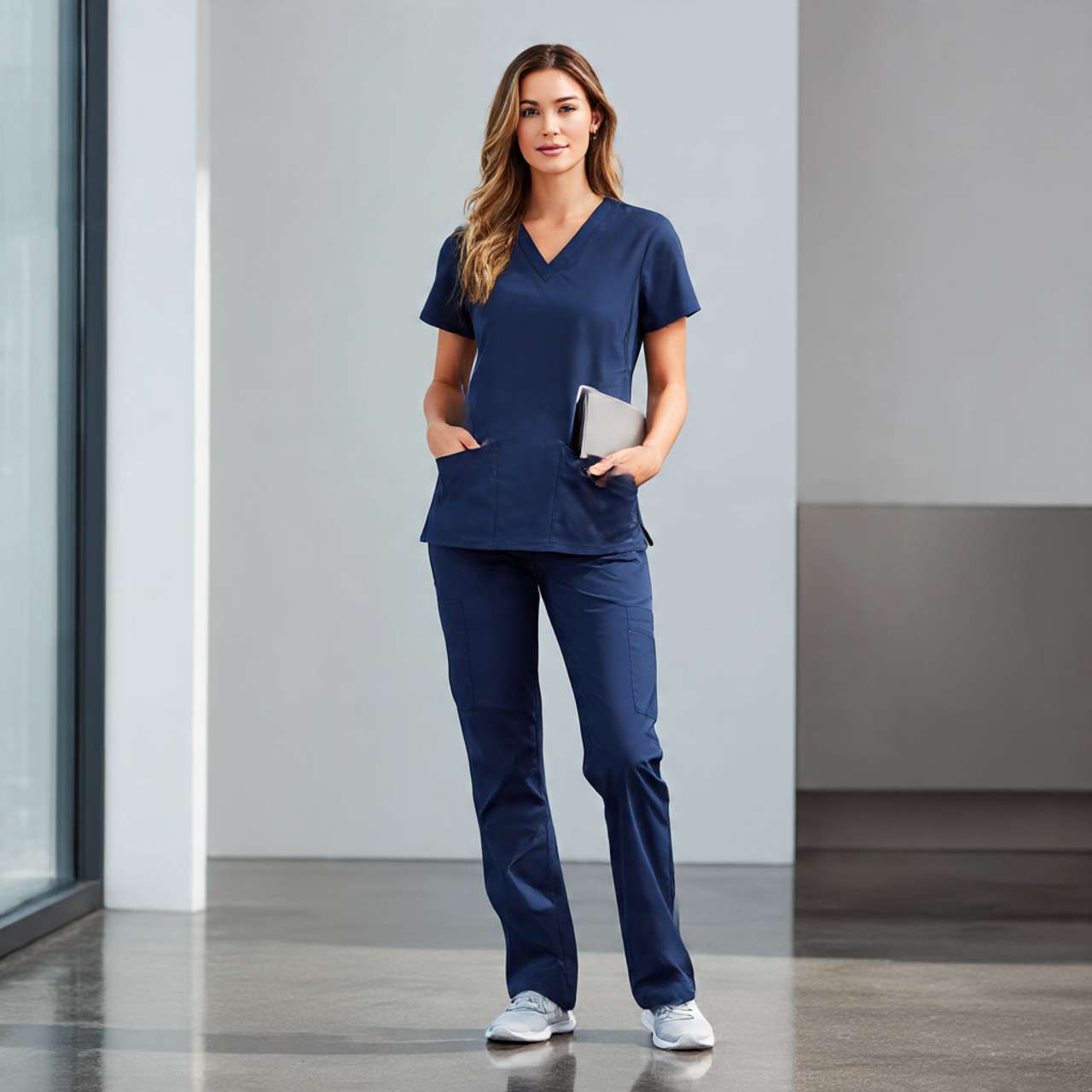 navy blue scrubs